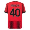 Officiële Voetbalshirt AC Milan Vranckx 40 Thuis 2023-24 - Heren